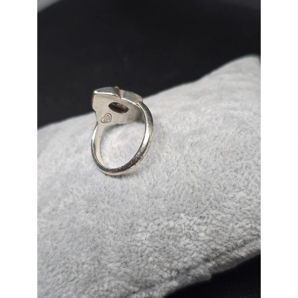 VTG Brighton Sterling Silver Filigree Scroll Ring Size 6 Boho Ornate Oval